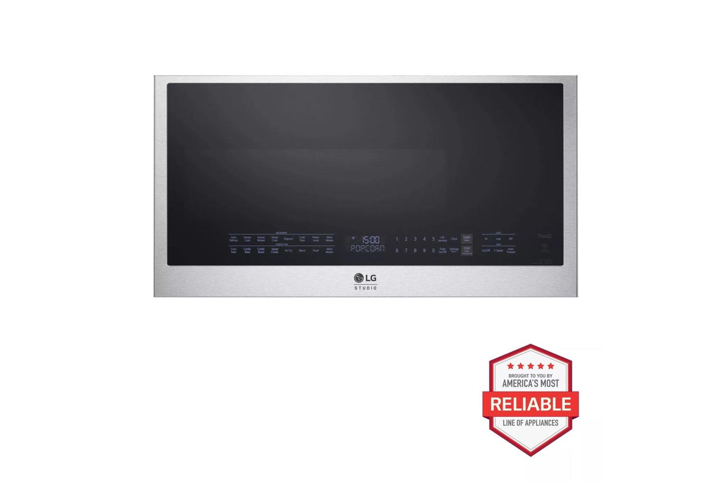 LG MHES1738F LG Studio 1.7 Cu. Ft. Over-the-range Convection Microwave Oven WITH...