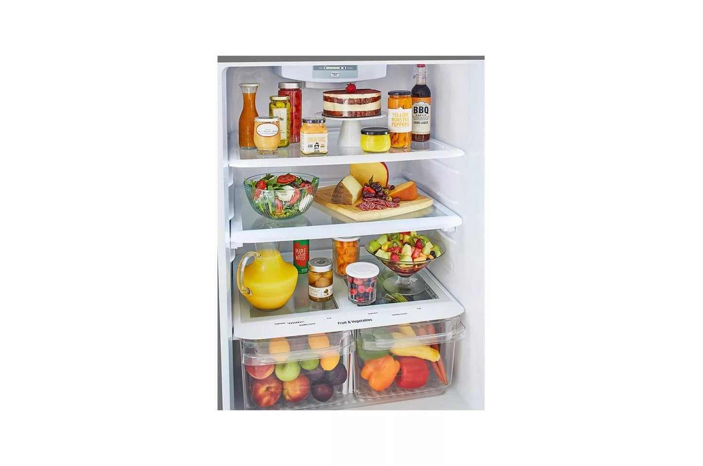LG LTCS20030S LG 20 Cu. Ft. Top Freezer Refrigerator