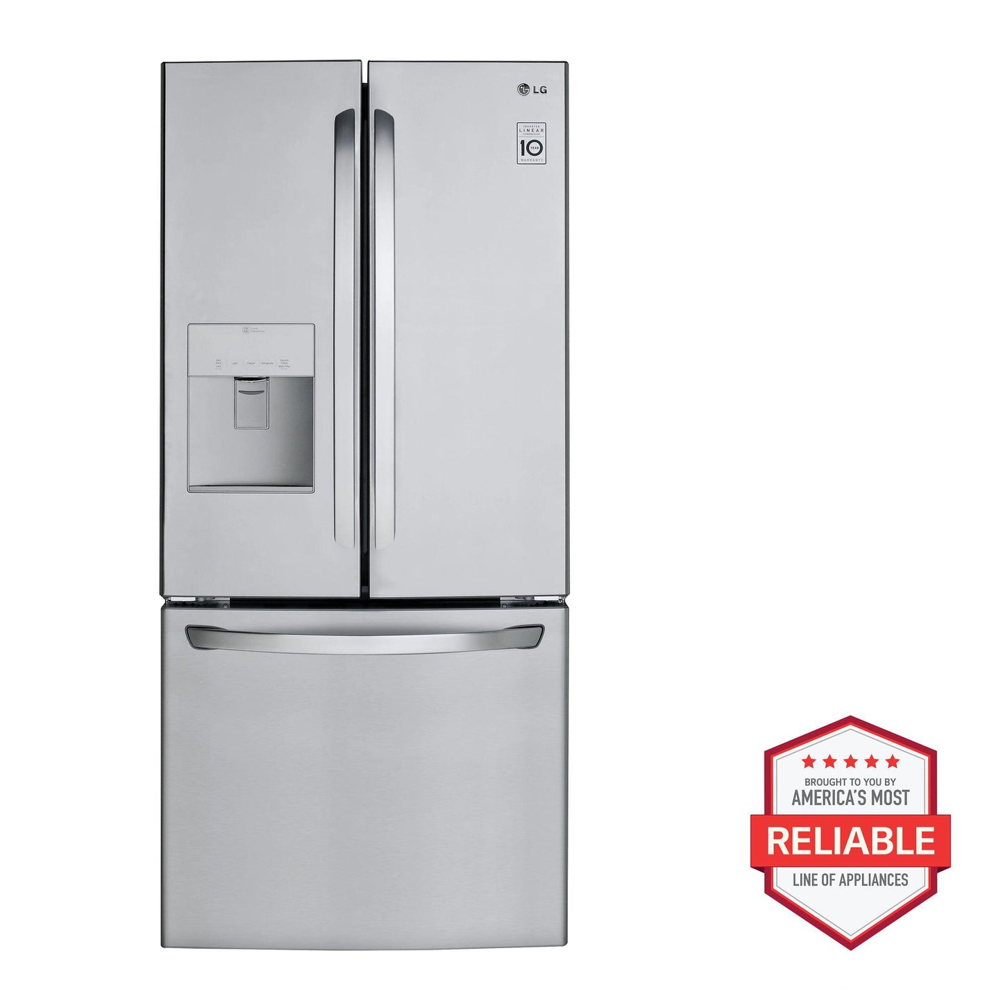 LG LFDS22520S LG Lfds22520s - 22 CU.FT. French Door Refrigerator