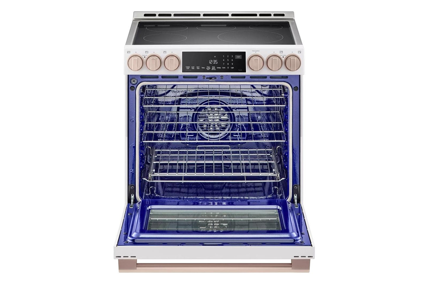 LG LSES6338N LG Studio 6.3 Cu. Ft. Instaview Electric Slide-in Range With PRO...