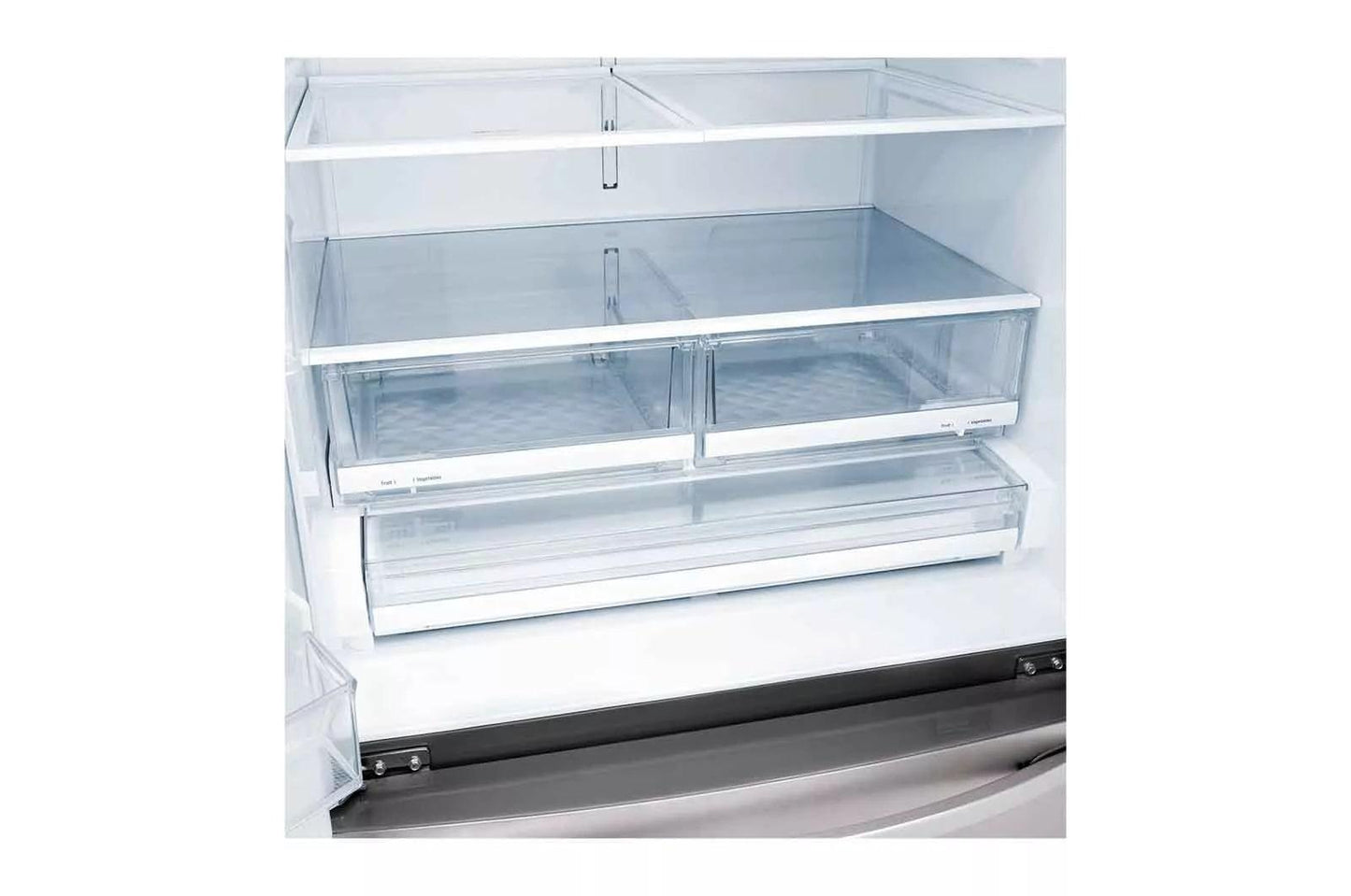 LG LRFS28XBS 28 CU.FT 3 Door French Door, Standard Depth, Ice and Water With SIN...