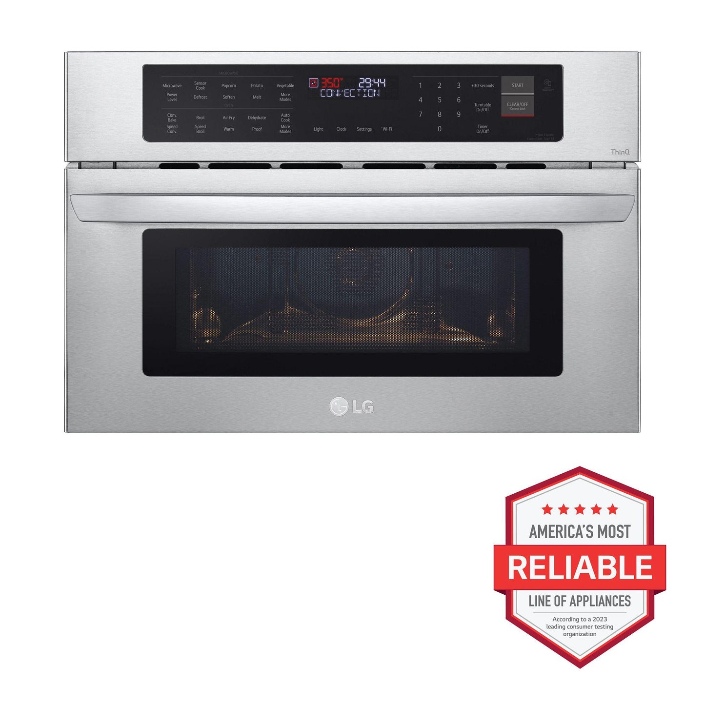 LG MZBZ1715S LG 1.7 Cu. Ft. Smart Wi-fi Enabled Built-in Speed Oven & Microwave