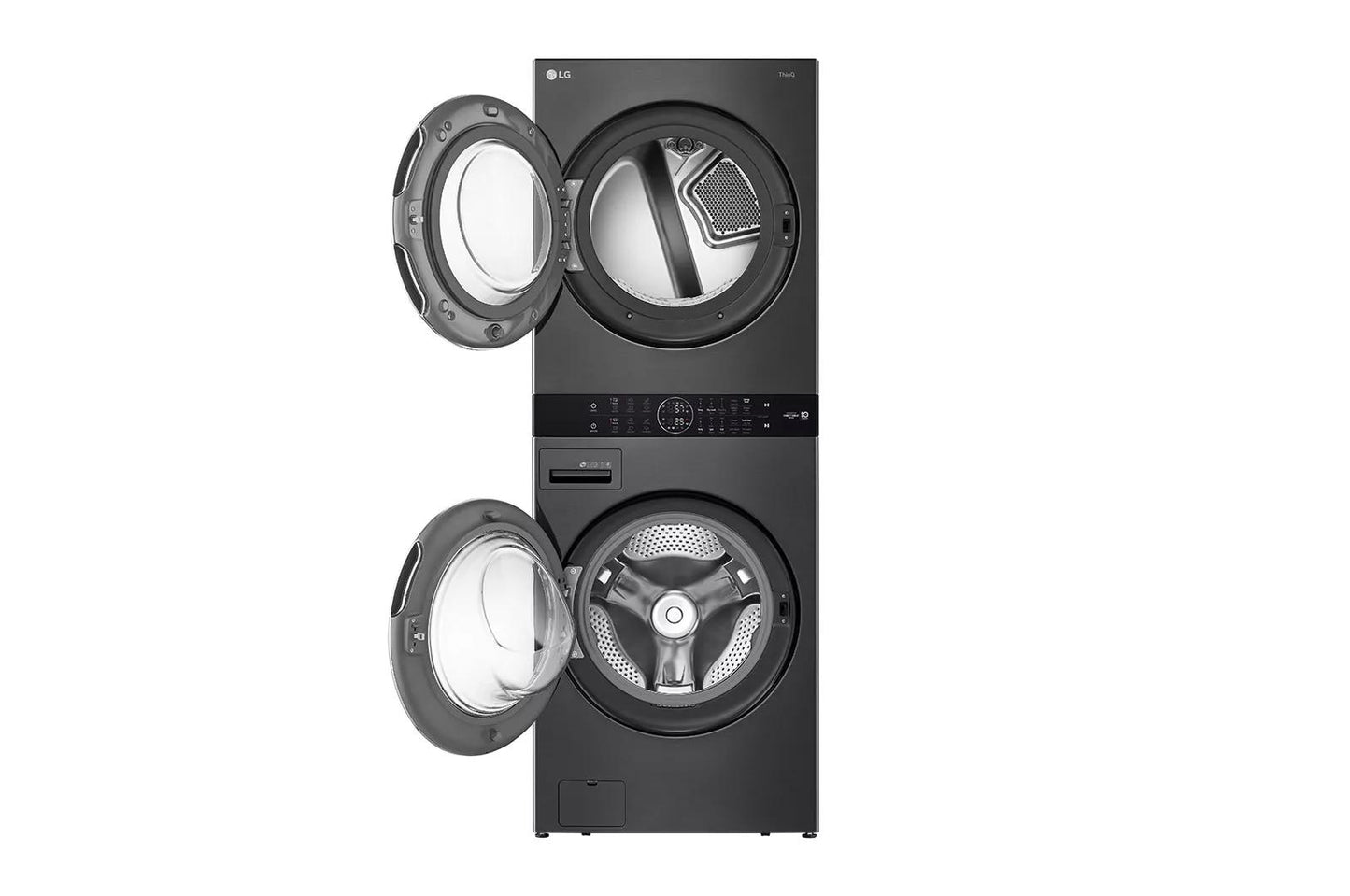 LG WKGX201HBA Single Unit Front Load LG Washtower With Center Control 4.5...