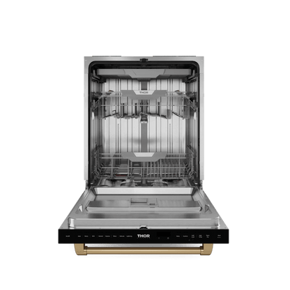 THOR KITCHEN DW24X8BA00BRZ 24 Inch Dishwasher Stainless Black/bronze | Gordon Ramsay Series - ...