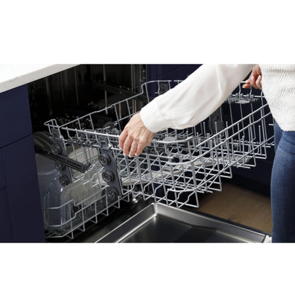 GE APPLIANCES GDT550PGRWW Ge Top Control With Plastic Interior Dishwasher With Sanitize CY...