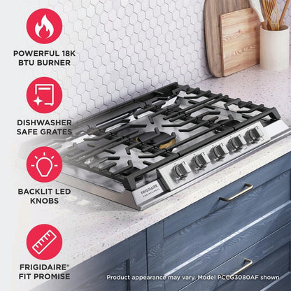 FRIGIDAIRE PCCG3080AS Frigidaire Professional 30"" Gas Cooktop