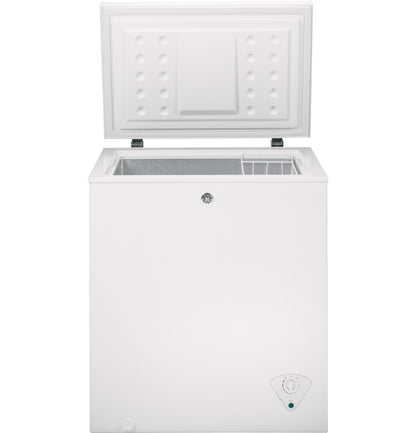 GE APPLIANCES FCM5STWW Ge 5.0 Cu. Ft. Manual Defrost Chest Freezer