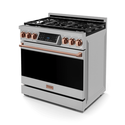 THOR KITCHEN RSG36RSG 36 Inch Professional Gas Range With Tilt Panel Touch Control In STA...