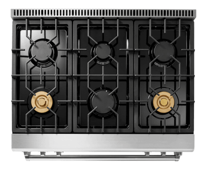 THOR KITCHEN TRG3601 Thor Kitchen 36 Inch Tilt Panel Gas Range