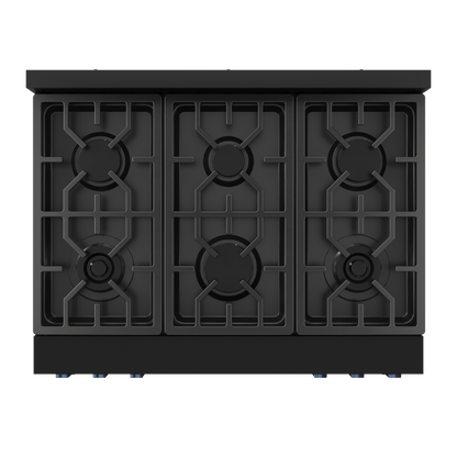 THOR KITCHEN RSG36BBLU 36 Inch Professional Gas Range With Tilt Panel Touch Control In STA...