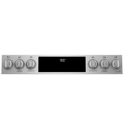 CAFE C2S900P2MS1 Cafe 30"" Slide-in Front Control Dual-fuel Convection Range WI...