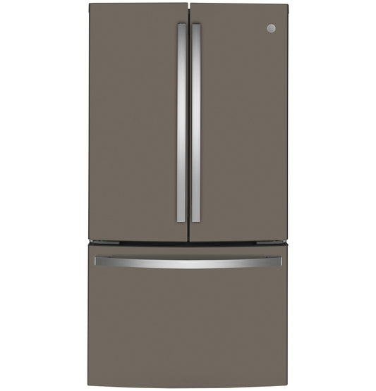 GE APPLIANCES GWE23GMNES Ge Energy Star 23.1 Cu. Ft. Counter-depth French-door REFRIGE...