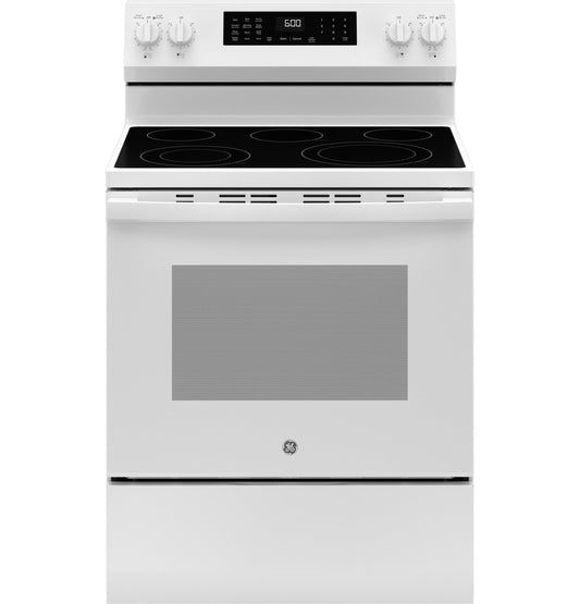 GE APPLIANCES GRF600AVWW Ge 30"" Free-standing Electric Convection Range With No Preheat A...