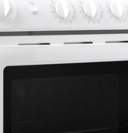HOTPOINT RAS240DMWW Hotpoint 24"" Electric Free-standing Front-control Range