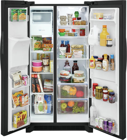 FRIGIDAIRE FRSS2623AB Frigidaire 25.6 Cu. Ft. 36'' Standard Depth Side By Side Refrigerator