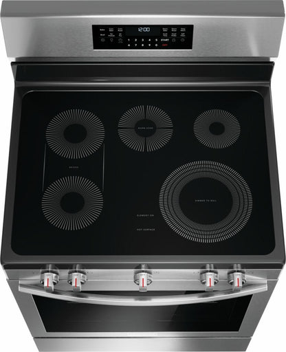 FRIGIDAIRE GCRE3060BF Frigidaire Gallery 30"" Rear Control Electric Range With Total CONVE...