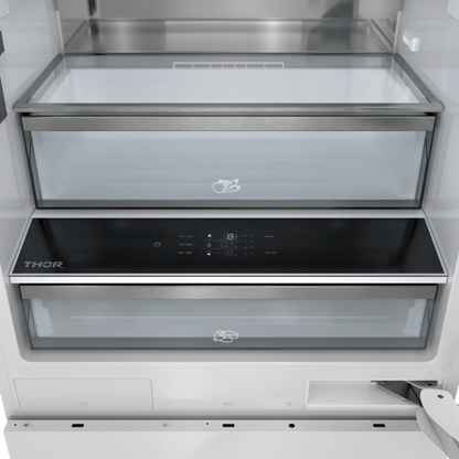 THOR KITCHEN XRF3016BBPSS Thor Kitchen 30-inch Built-in Panel-ready Bottom Mount REFRIGERATOR...