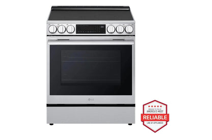 LG LSEL6335XE 6.3 Cu. Ft. Smart Electric Slide-in Range With Instaview, PROBAK...