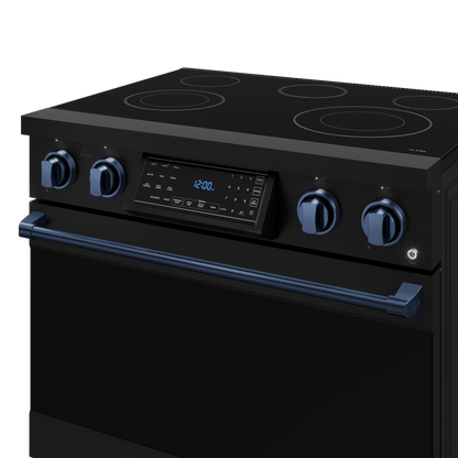 THOR KITCHEN RSE36BBLU 36 Inch Professional Electric Range With Tilt Panel Touch Control I...