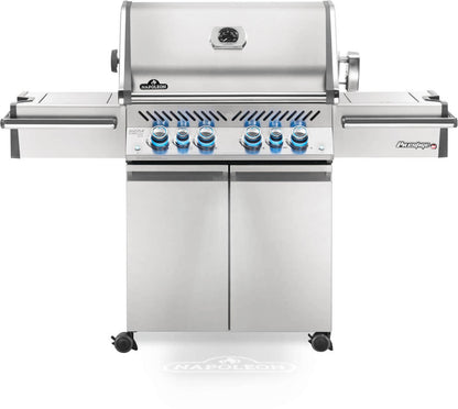 NAPOLEON BBQ PRO500RSIBNSS3 Prestige Pro 500 Rsib Infrared Rear & Side Burners Stainless Steel ...