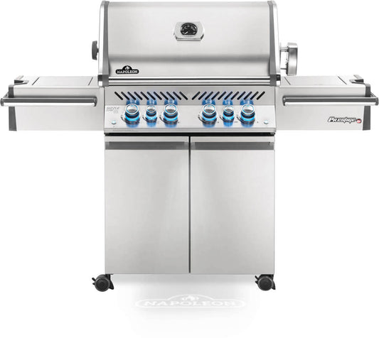 NAPOLEON BBQ PRO500RSIBPSS3 Prestige Pro 500 Rsib Infrared Rear & Side Burners Stainless Steel ...