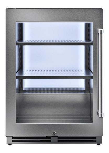 THOR KITCHEN TBR24ULH 24 Inch Professional Undercounter Beverage Cooler - Tbr24u-lh