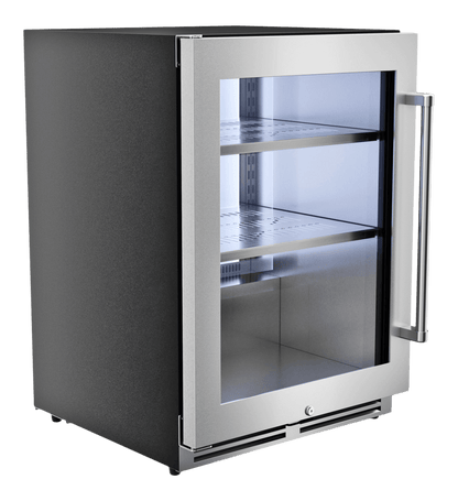 THOR KITCHEN TBR24ULH 24 Inch Professional Undercounter Beverage Cooler - Tbr24u-lh