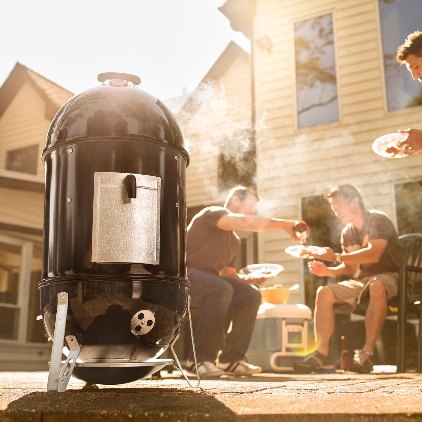 WEBER 721001 Weber Smokey Mountain Cooker Smoker - 18 Inch Black