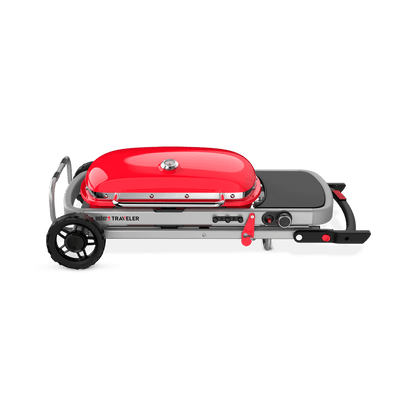 WEBER 9030001 Weber Traveler Portable Gas Grill - Red