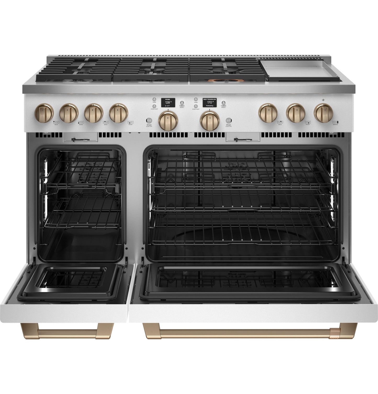 CAFE C2Y486P4TW2 Cafe 48"" Smart Dual-fuel Commercial-style Range With 6 BURNER...
