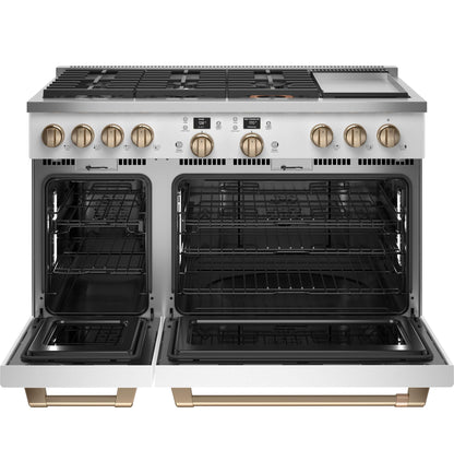 CAFE C2Y486P4TW2 Cafe 48"" Smart Dual-fuel Commercial-style Range With 6 BURNER...