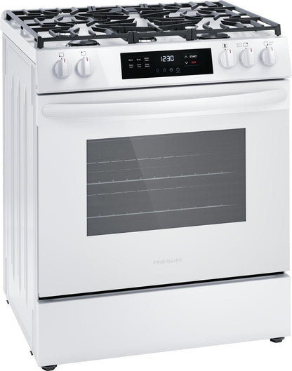 FRIGIDAIRE FCFG3062AW Frigidaire 30"" Front Control Gas Range With Quick Boil