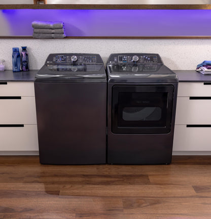GE APPLIANCES PTW900BPTDG GE Profile 5.4 Cu. Ft. Capacity Washer With Smarter Wash TECHNO...