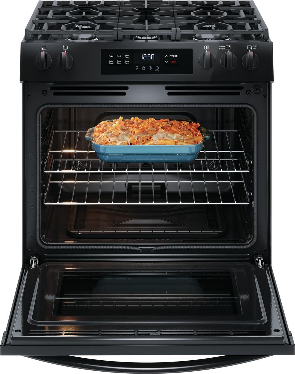 FRIGIDAIRE FCFG3062AB Frigidaire 30"" Front Control Gas Range With Quick Boil