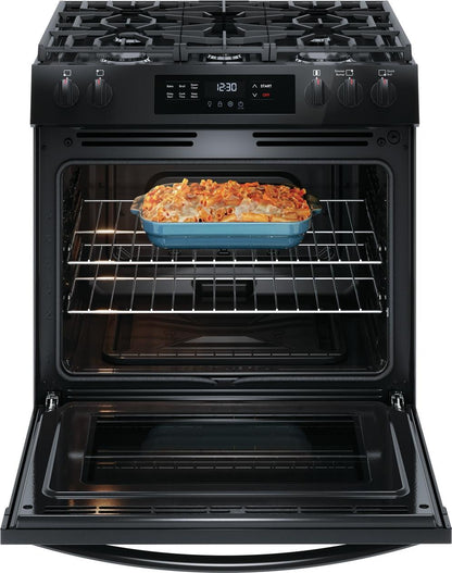 FRIGIDAIRE FCFG3062AB Frigidaire 30"" Front Control Gas Range With Quick Boil