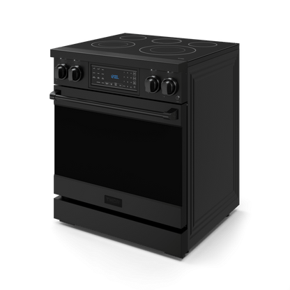 THOR KITCHEN RSE30B 30 Inch Professional Electric Range With Tilt Panel Touch Control I...