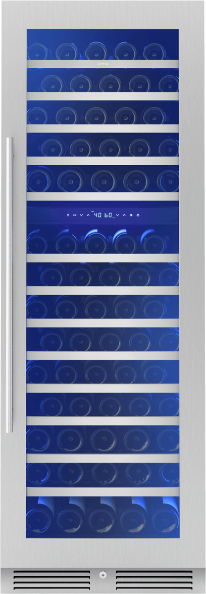 ZEPHYR PRW24F02CG Zephyr 24"" Full Size Dual Zone Wine Cooler