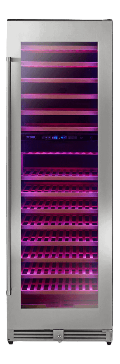 THOR KITCHEN TWC2403DI Thor Kitchen - 162 Bottle Dual Zone Freestanding Wine Cooler