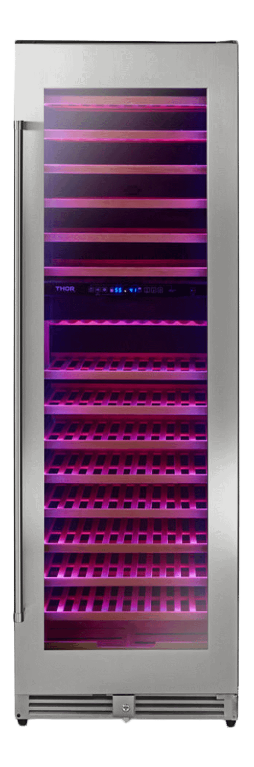 THOR KITCHEN TWC2403DI Thor Kitchen - 162 Bottle Dual Zone Freestanding Wine Cooler