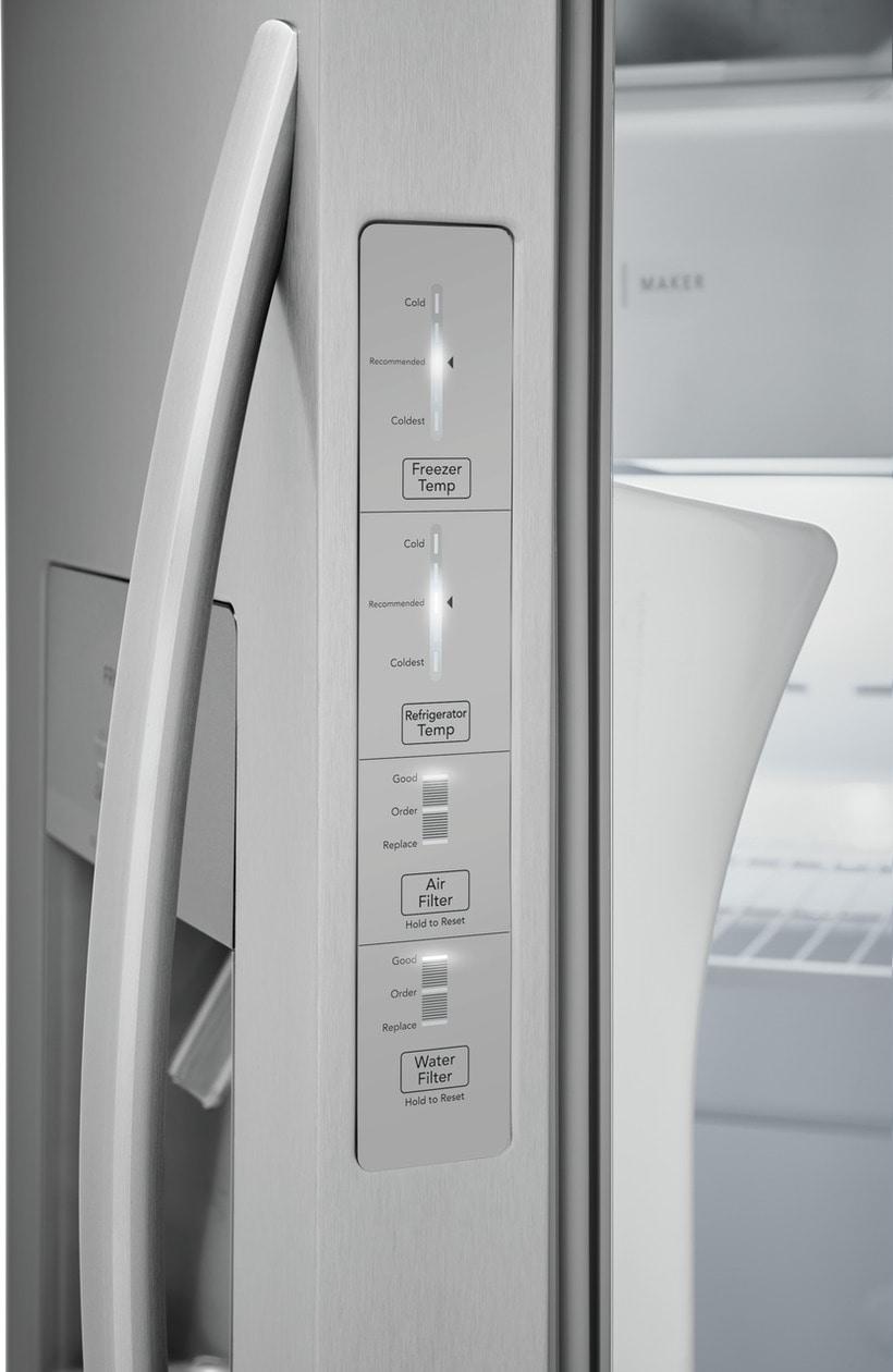 FRIGIDAIRE FRSS2623AS Frigidaire 25.6 Cu. Ft. 36'' Standard Depth Side By Side Refrigerator