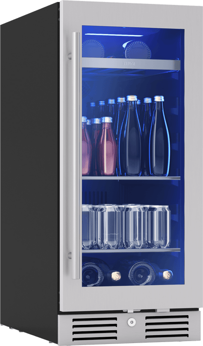 ZEPHYR PRB15C01CG Zephyr 15"" Single Zone Beverage Cooler