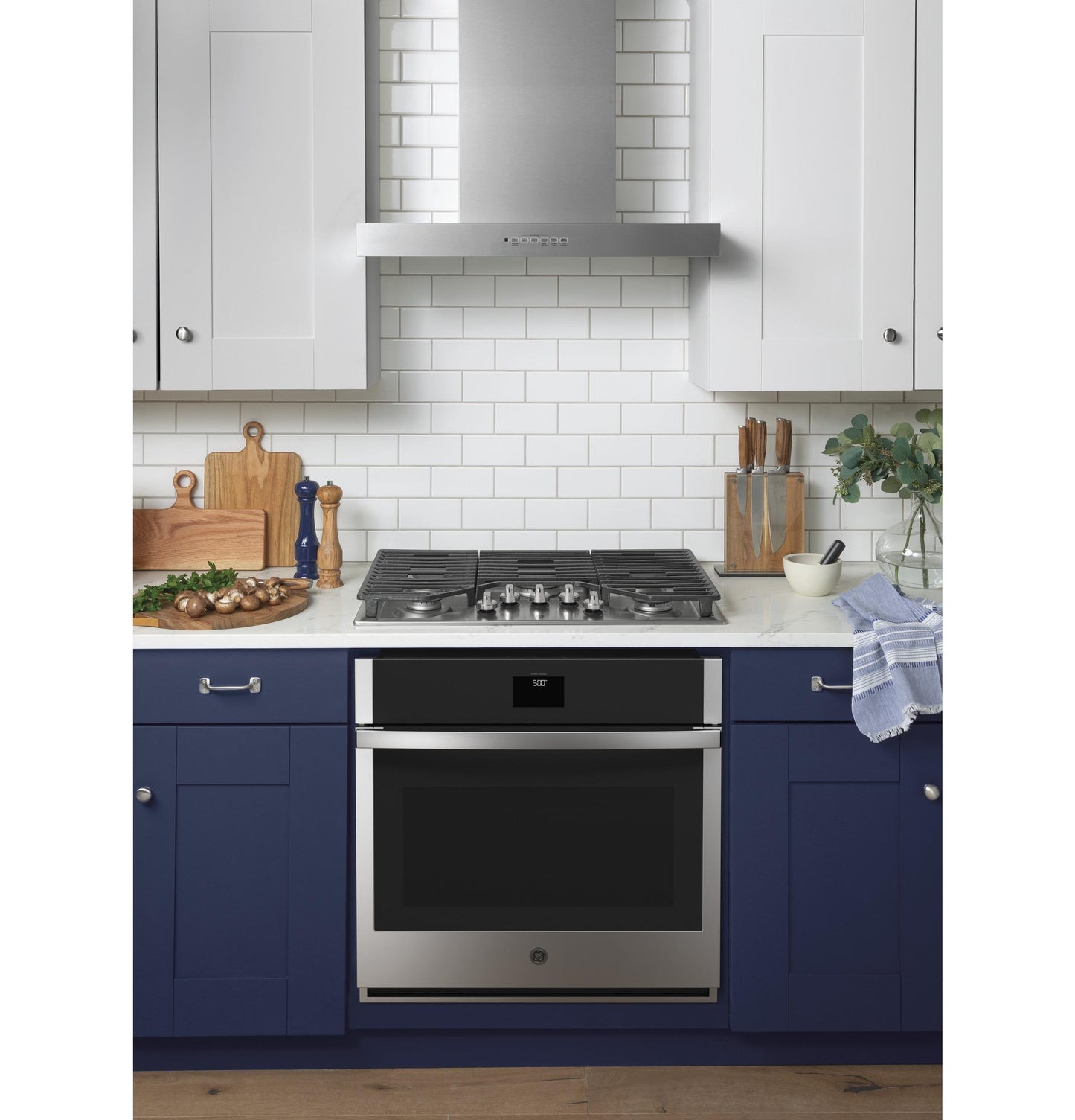 GE APPLIANCES UVW8301SLSS GE Appliances 30"" Designer Wall Mount Hood W/ Dimmable LED Lighting