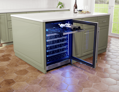 ZEPHYR PRW24C01CG Zephyr 24"" Single Zone Wine Cooler