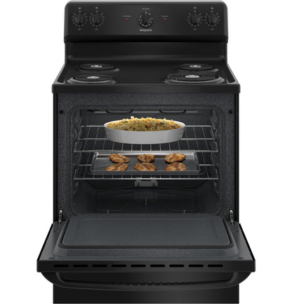 HOTPOINT RBS160DMBB Hotpoint 30"" Free-standing Electric Range