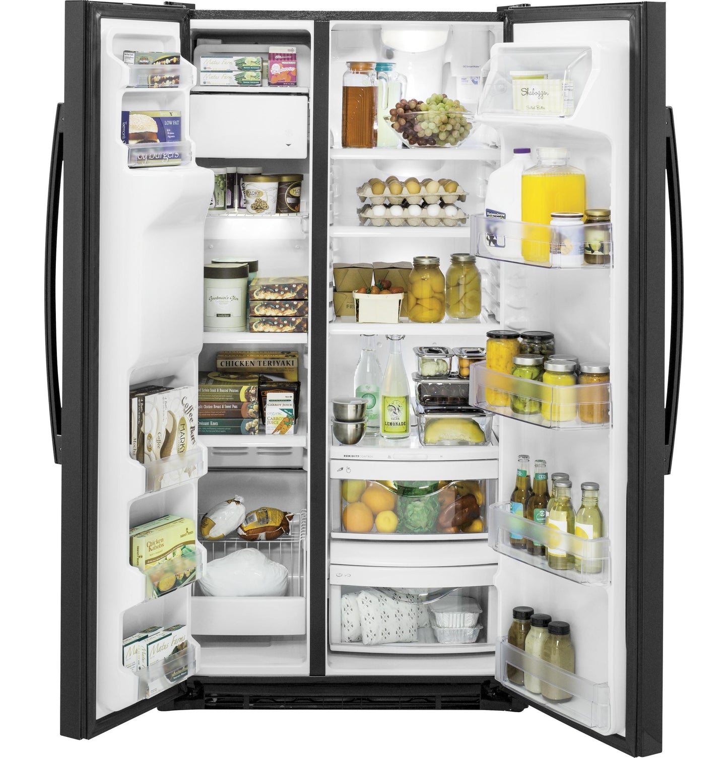GE APPLIANCES GZS22DGJBB Ge 21.9 Cu. Ft. Counter-depth Side-by-side Refrigerator