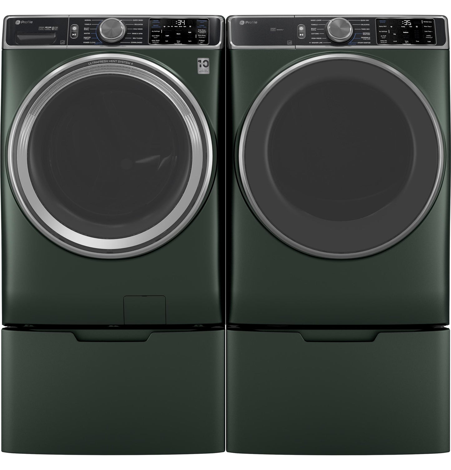 GE APPLIANCES PFW955SPWGN GE Profile 5.5 Cu. Ft. Capacity Smart Front Load Energy STAR...
