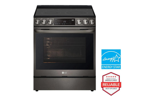 LG LSEL6335DE 6.3 Cu Ft. Smart Wi-fi Enabled Probake Convection Instaview E...