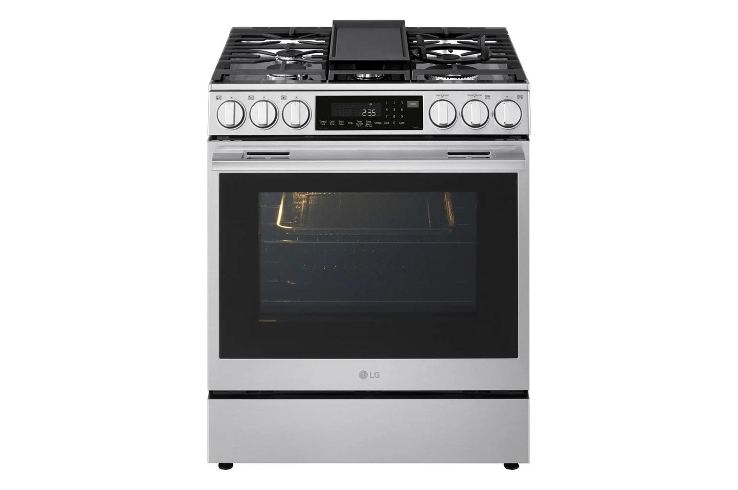 LG LSGL6337X 6.3 Cu Ft. Smart Gas Slide-in Range With Instaview, Probake CONV...