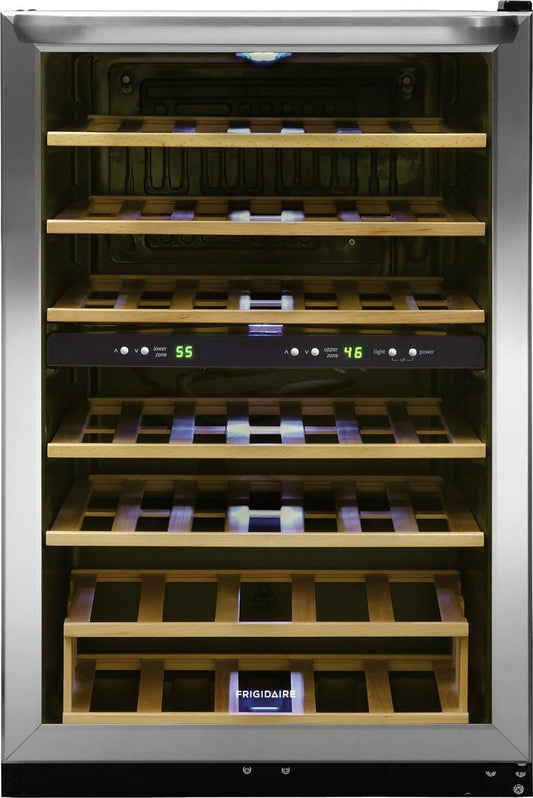 FRIGIDAIRE FRWW4543AS Frigidaire 45 Bottle Two-zone Wine Cooler