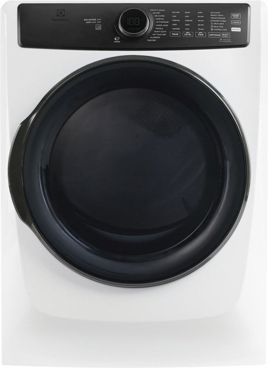 ELECTROLUX ELFE7738AW Electrolux Front Load Perfect Steam Electric Dryer With BALANCE...